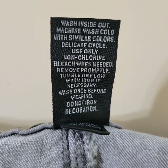 Roz & Ali Gray Straight Leg Denim Jeans - Picture 12 of 13